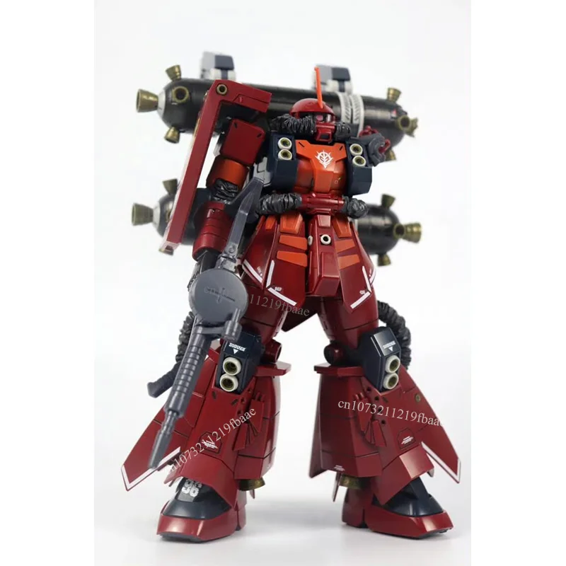 Leeen modelo psico zaku mg 1/100 batalha danos versão MS-06R montagem modelo kit ação fiugres plástico robô modelo brinquedo presentes