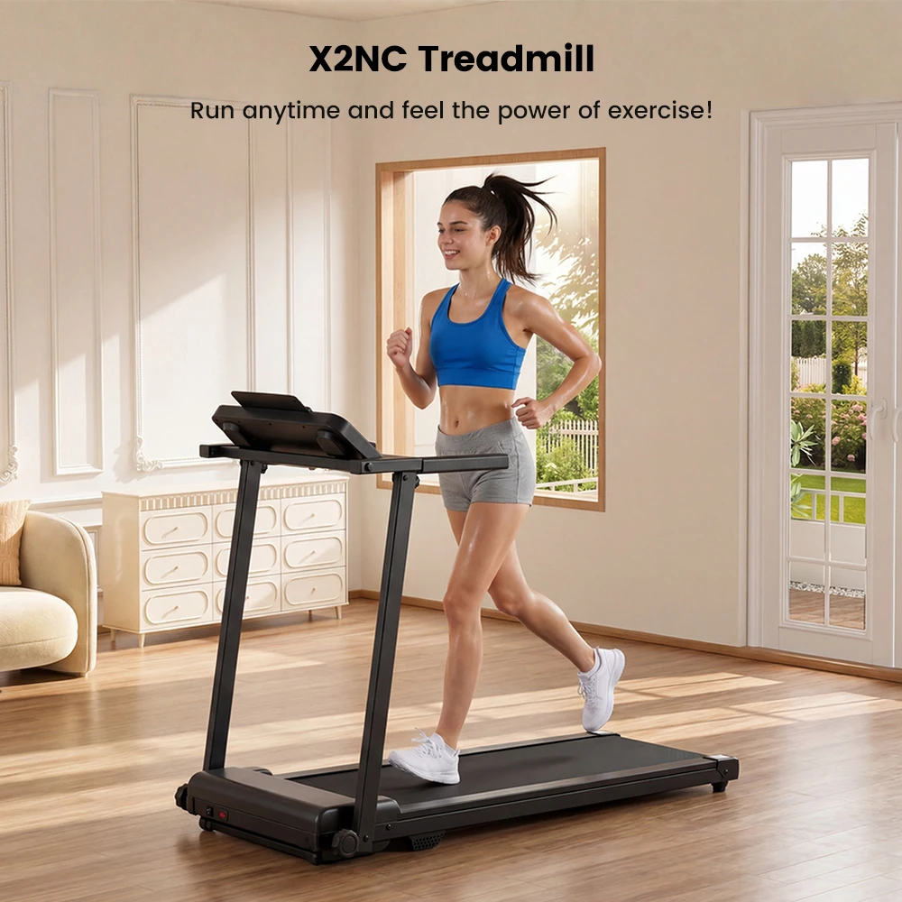 Formill X2NC Indoor-Laufband 2,5 PS, LED-Display, Leiser Motor, 120 kg Tragkraft, 12% Steigung Heim-Laufmaschine – Detail 17