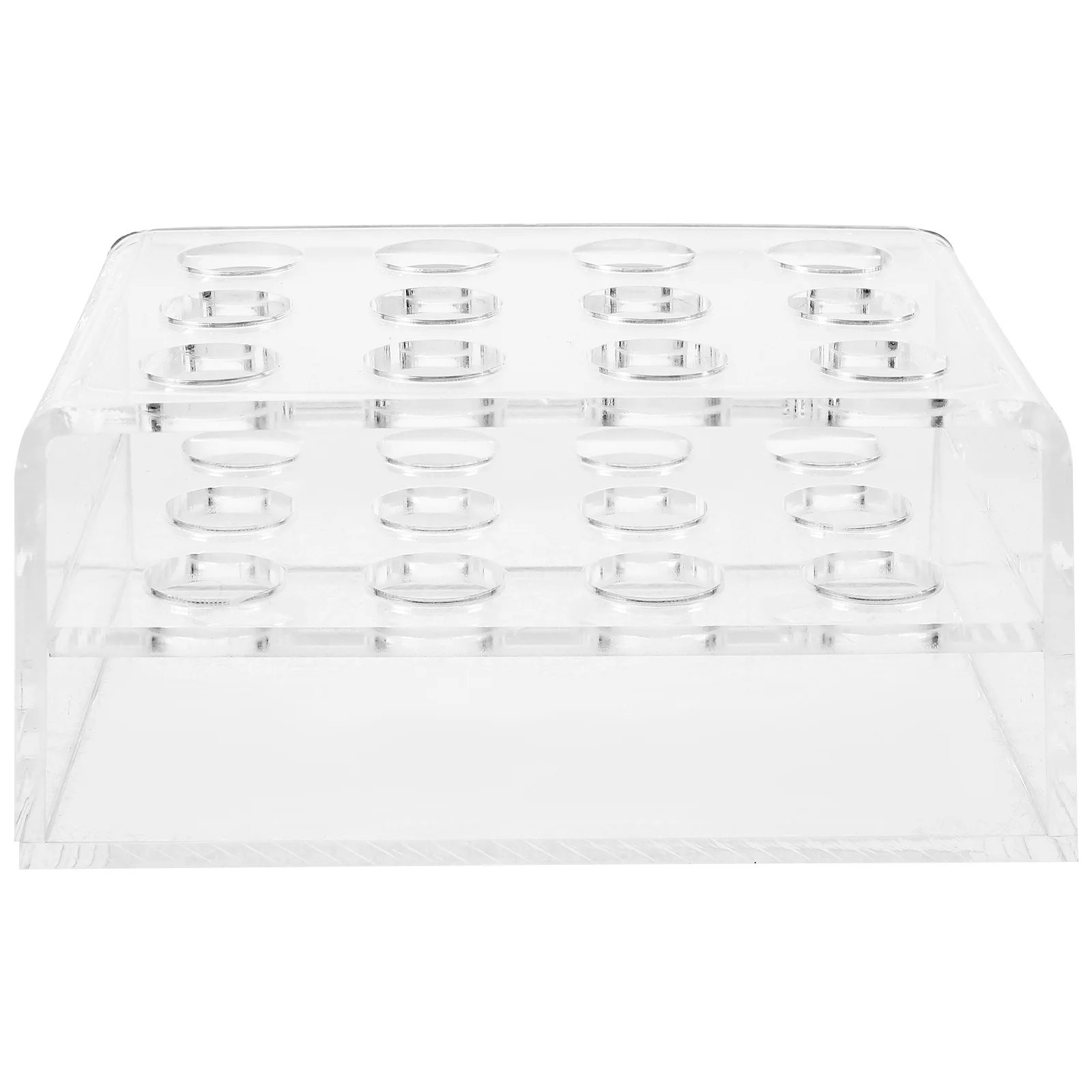 

Acrylic Pen Holder Display Stand 12-Slot Clear Desk Organizer Pen Rack Makeup Brush Holder School Office Home Desk Organizer