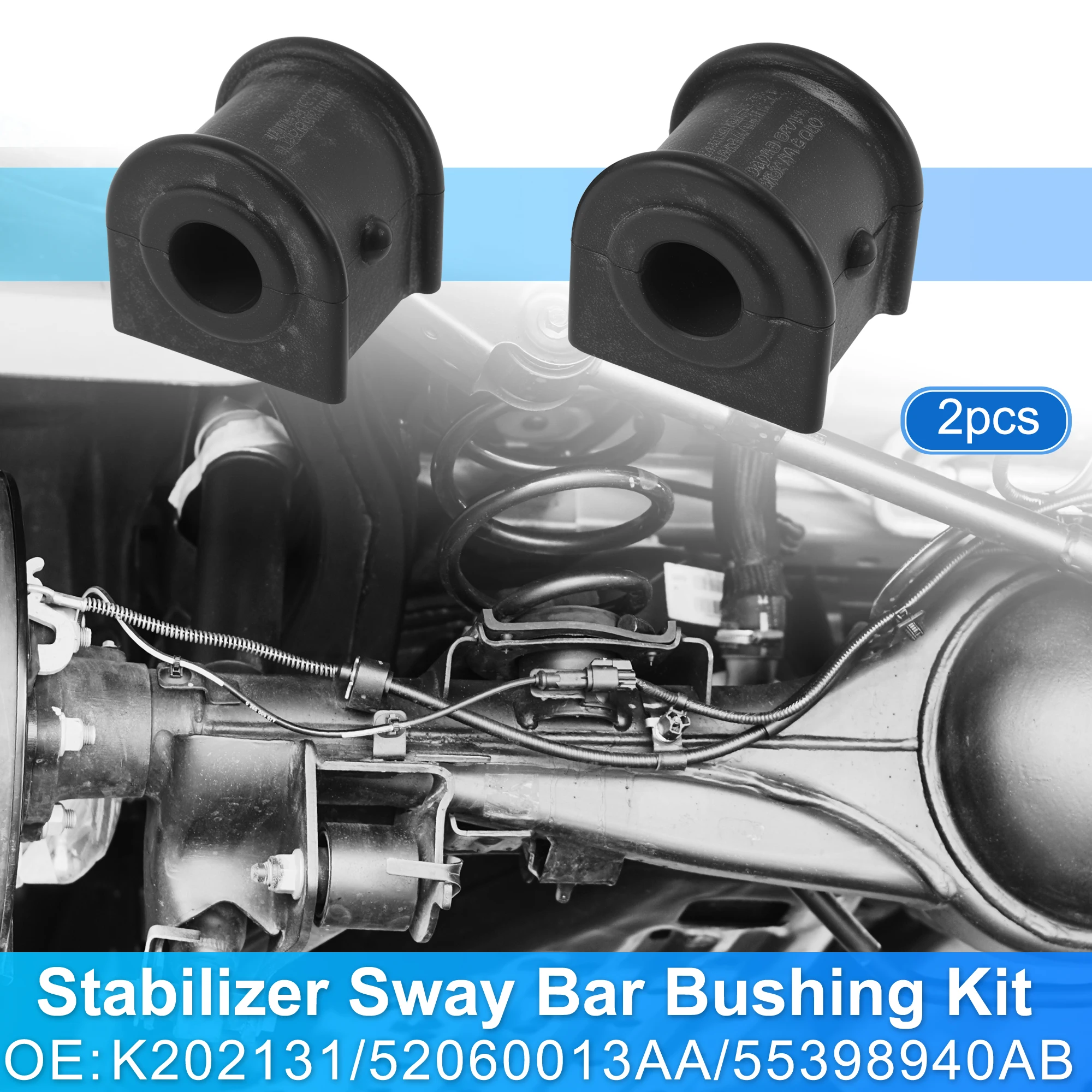 UXCELL Stabilizer Sway Bar Bushing Kit for Dodge for Ram 1500 2009-2020