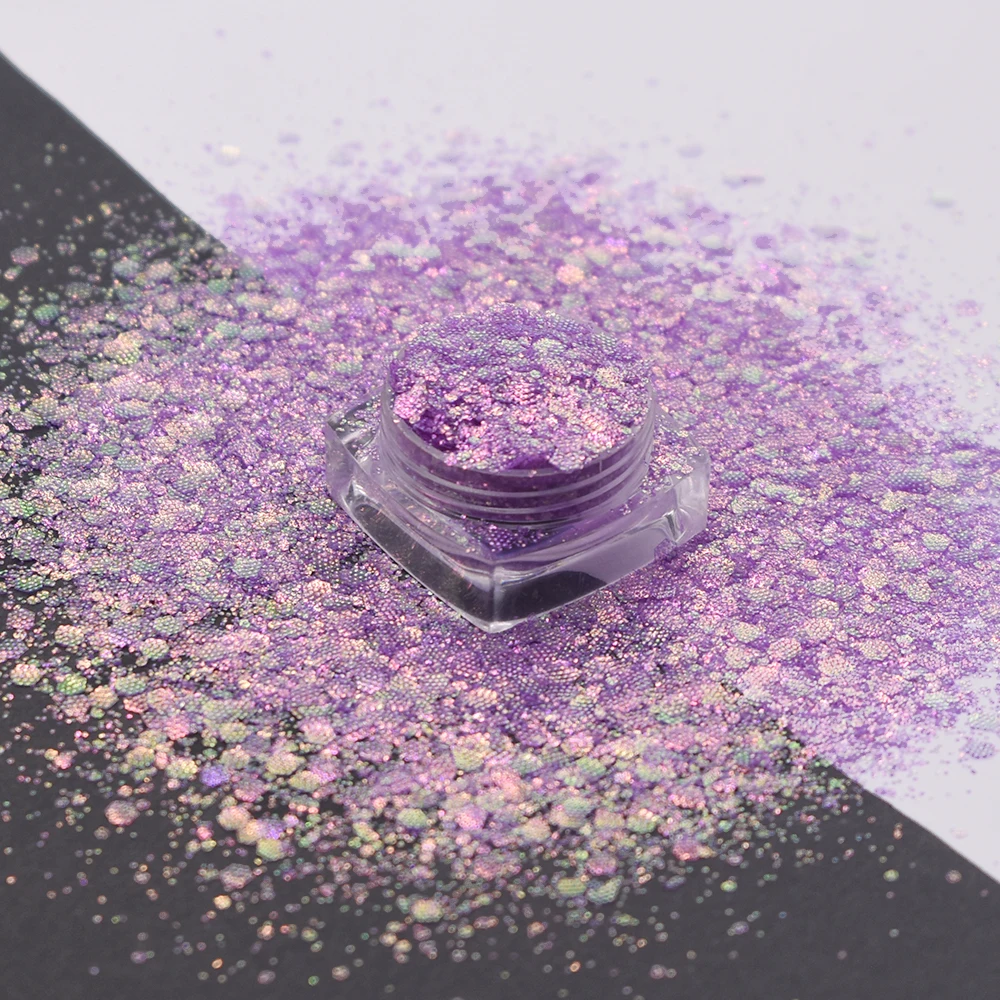 10g/Bag New Arrival 2023 Wholesale Specialty Rainbow Glitter Manicure Nail Art Decoration Accessories
