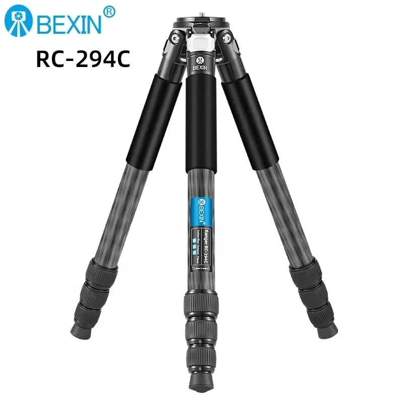BOLRZO BEXIN New Product Factory Wholesale Professional Camera Portable Tripod Stand Carbon Fiber Camera Tripod Photography