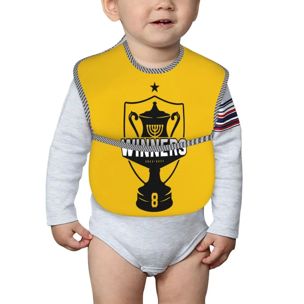Israel Beitar Jerusa FC MHFC Champion Waterproof Soft Baby Bibs Kids Girls Boys Adjustable Kids Bibs Baby Lunch Feeding Supplies