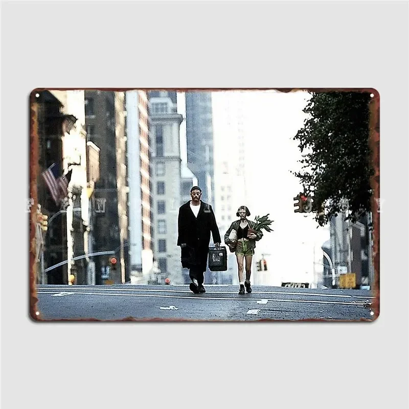 Leon The Professional Metal Sign Cinema Garage Kitchen Personalized Wall Decor Tin Sign Posters