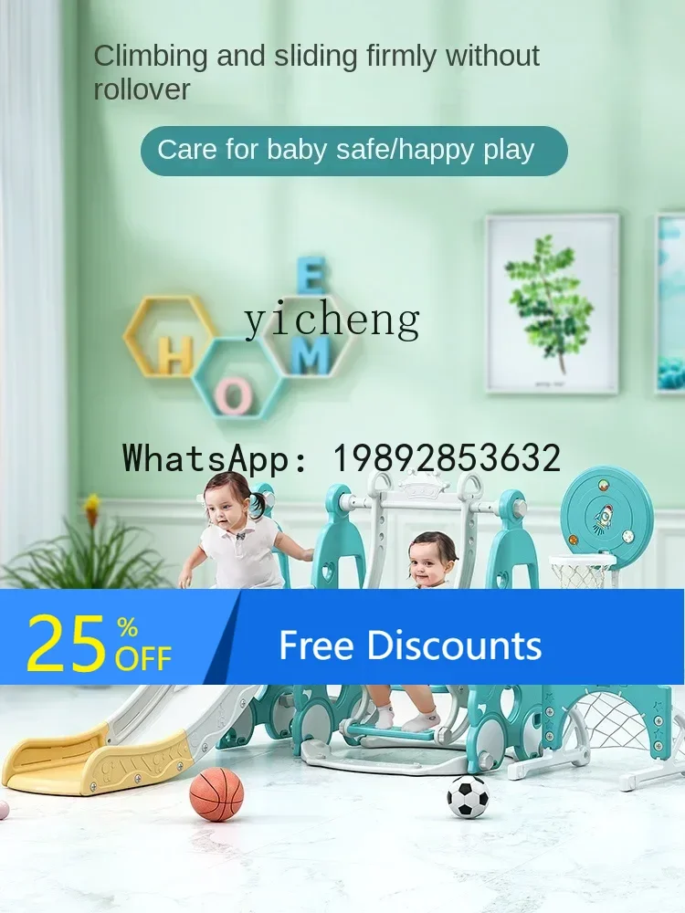 AF Slide – cadre d'escalade pour enfants, balançoire et toboggan pour bébé de la maternelle, toboggan trois en un