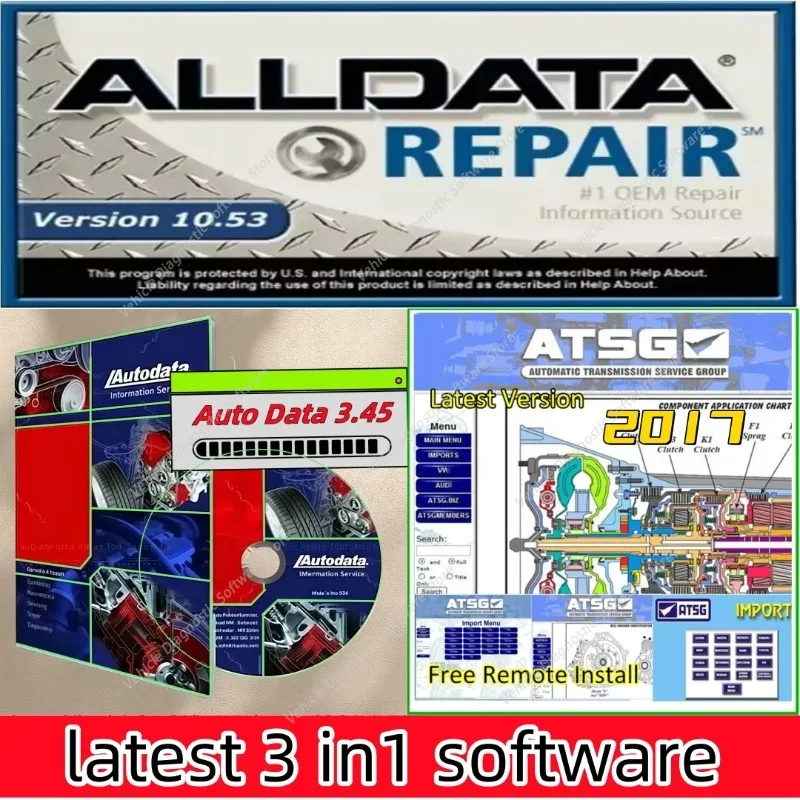 750GB HDD 2026 selling combination Alldata Repair 10.53 All Data Automotive Tech Latest Offline Software Autodata 3.45 atsg 2017
