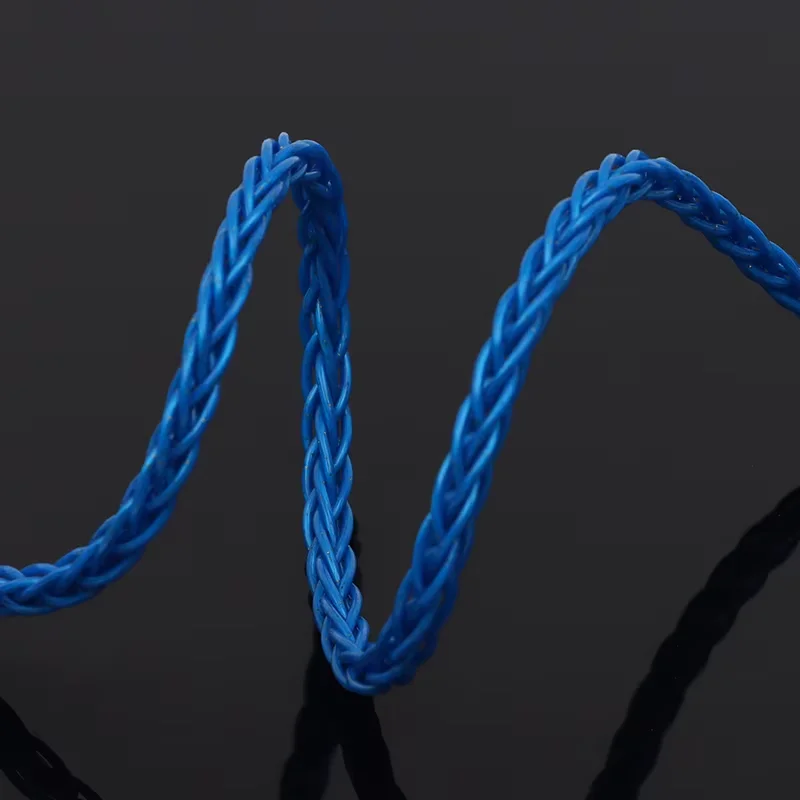 ZiSin-19 8 Core  HiFi Earphone Cable With 4.4mm 6.35mm MMCX QDC 2Pin IE900 For Spartacus Fudu Nova MagicOne HEXA Rinko HIFIMAN