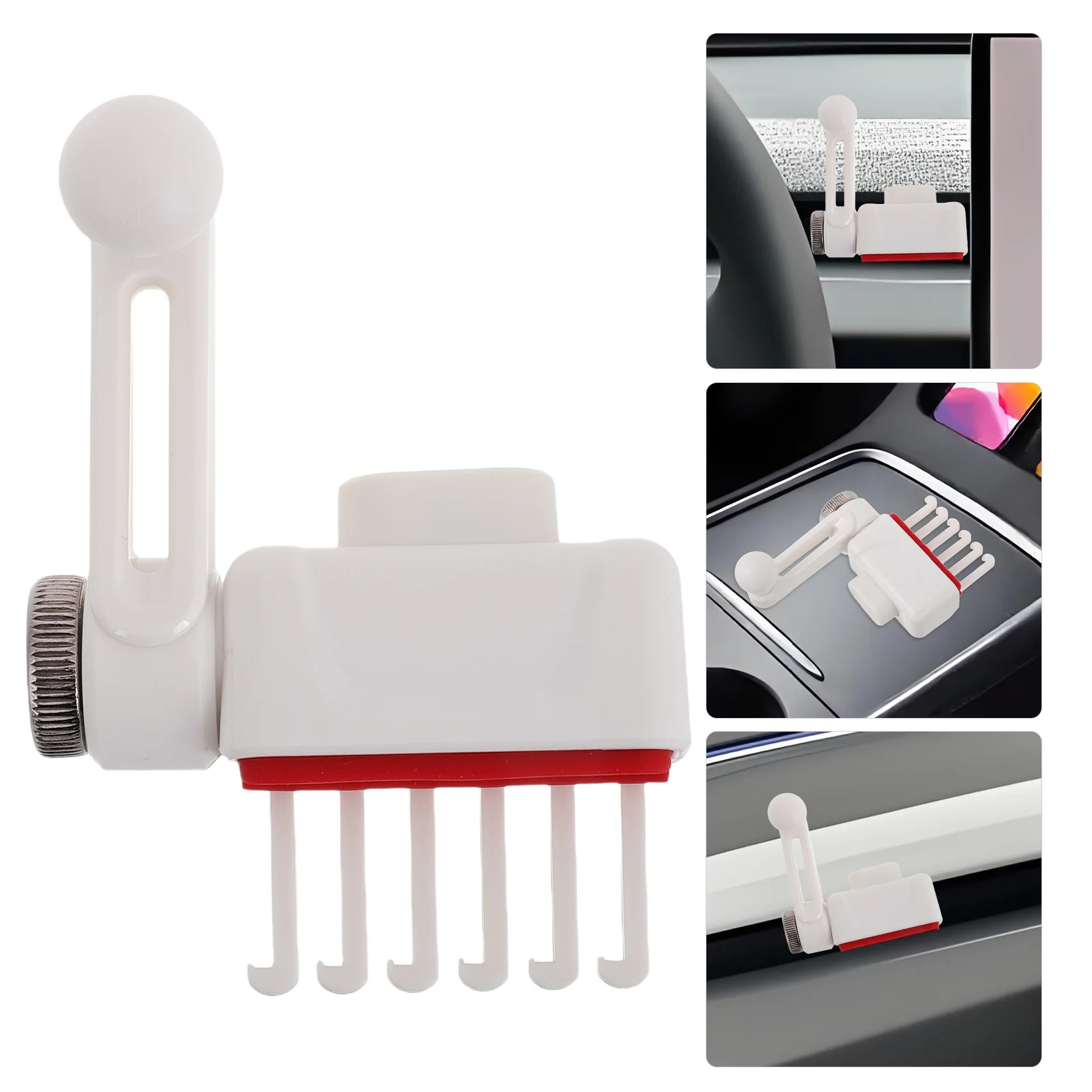 

Car Dashboard Mobile Holder Compatible With Sturdy Plastic Easy Installation Compact Design For Hands-Free Navigation Car