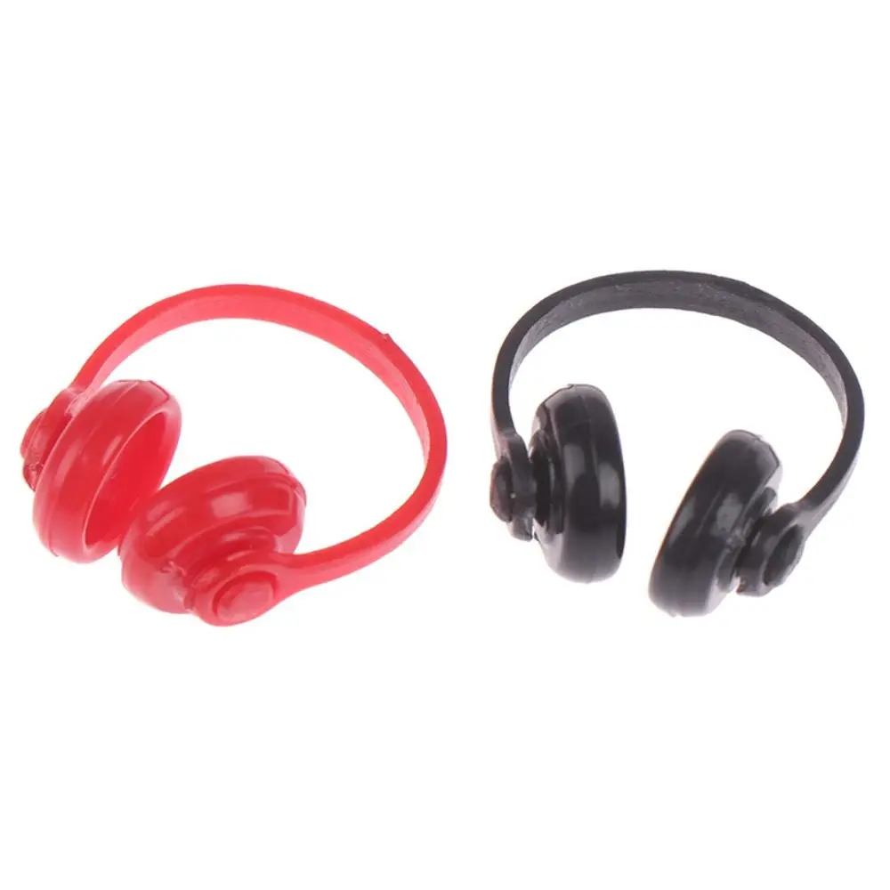 Dollhouse Props Dollhouse Headphone Model Classic Toys 1/12 Scale Miniature Headset Model Plastic Miniatures Wireless Earphone