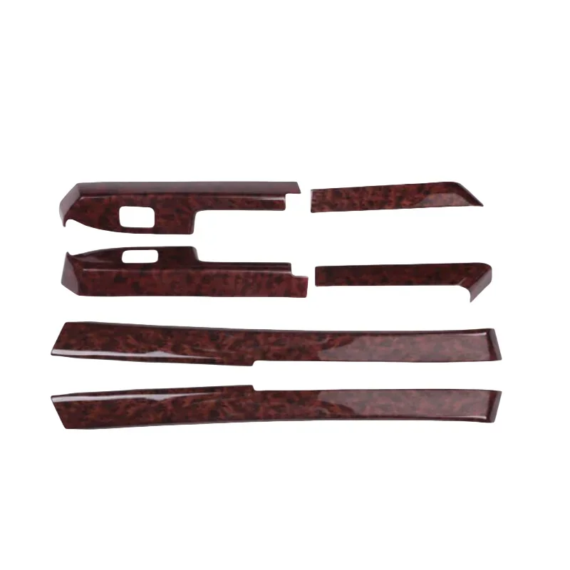 6pcs/set Agate Wood Grain Inner Side Door Cover Trim For Mercedes-Benz GLK 13-15