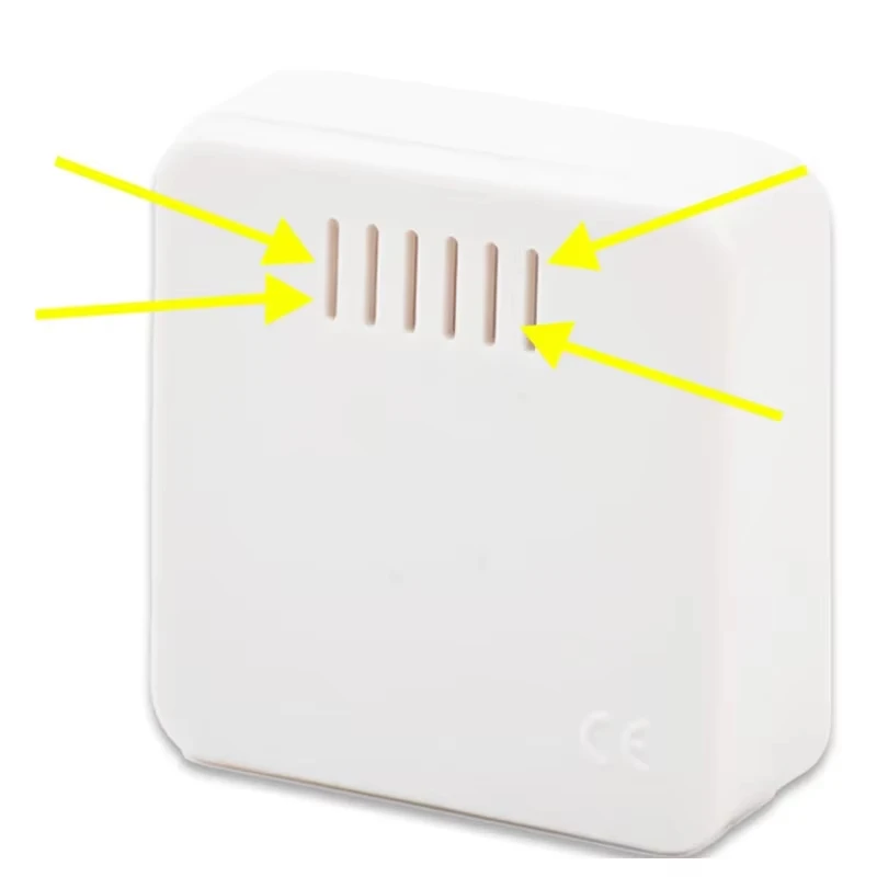 Misuratore digitale LCD di temperatura e umidità Misuratore del sensore di misurazione della temperatura e dell'umidità interna per ambienti domestici e auto