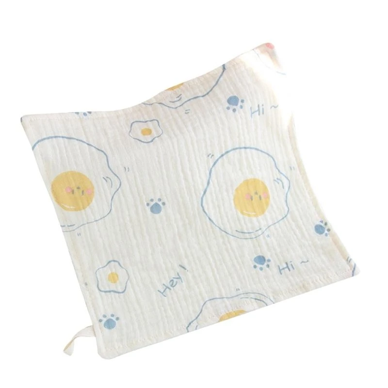 

R66D Burping Cloth Newborns Square Towel 4-layers Small Handkerchief Infant Washcloth