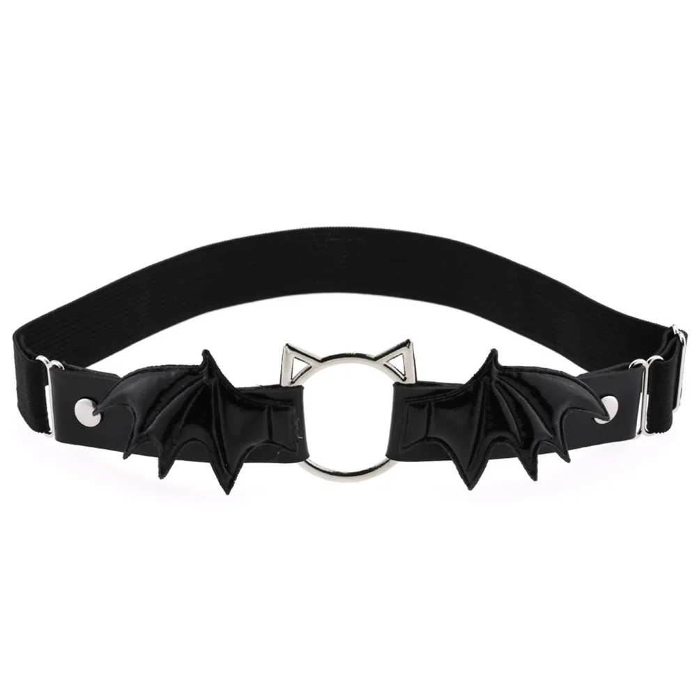 New Design Bat Wings & Cat Shaped Garters For Women, Elastic, Adjustable, Gothic Punk Style
