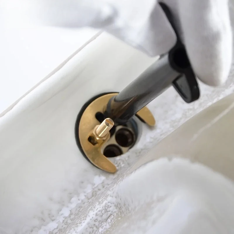 تركيب صنبور المياه ضيق تثبيت طبق حوض حوض حدوة الحصان قدم تطول أجزاء إصلاح المسمار المفردة والمزدوجة #5