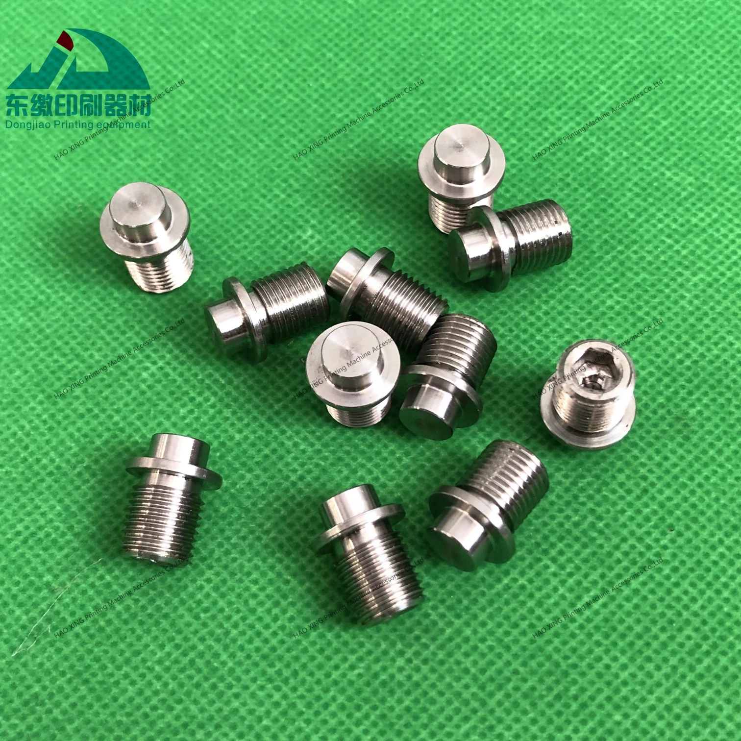 أجزاء آلات الطباعة L2.030.421 برغي قفل من الفولاذ المقاوم للصدأ لملحقات الطباعة هايدلبرغ XL75 CD74 نظام التخميد