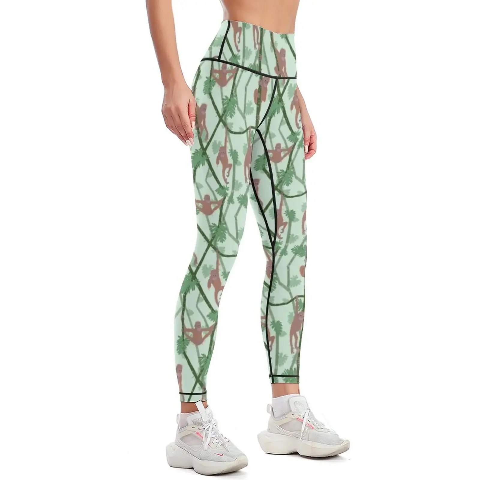 Baby Orangutans Leggings flared Women's sportswear push up tights for high waist Womens Leggings