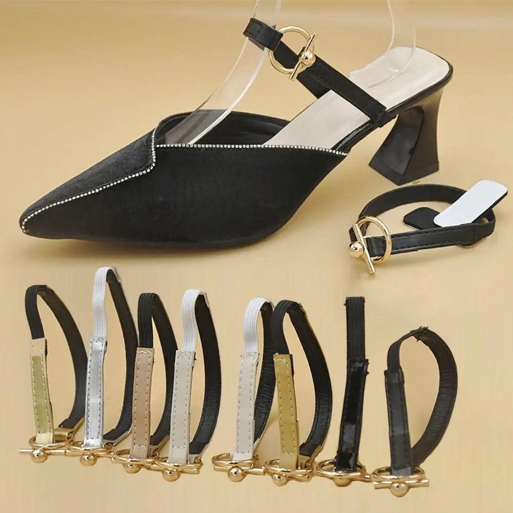 

With Buckle Detachable Shoe Straps Elastic Band High Heels Pumps Non-Slip Shoe Belt Holding Loose Heels Shoe Strap Belt
