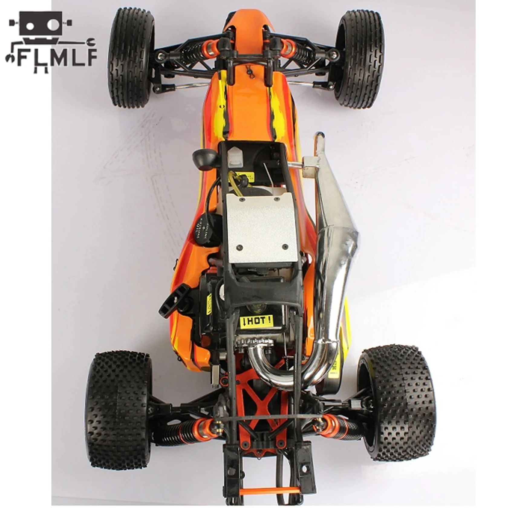 합금 배기 파이프 사이드 파이프, 1/5 HPI ROVAN ROFUN KM GTB TS BAJA 5B 5T 5SC 용