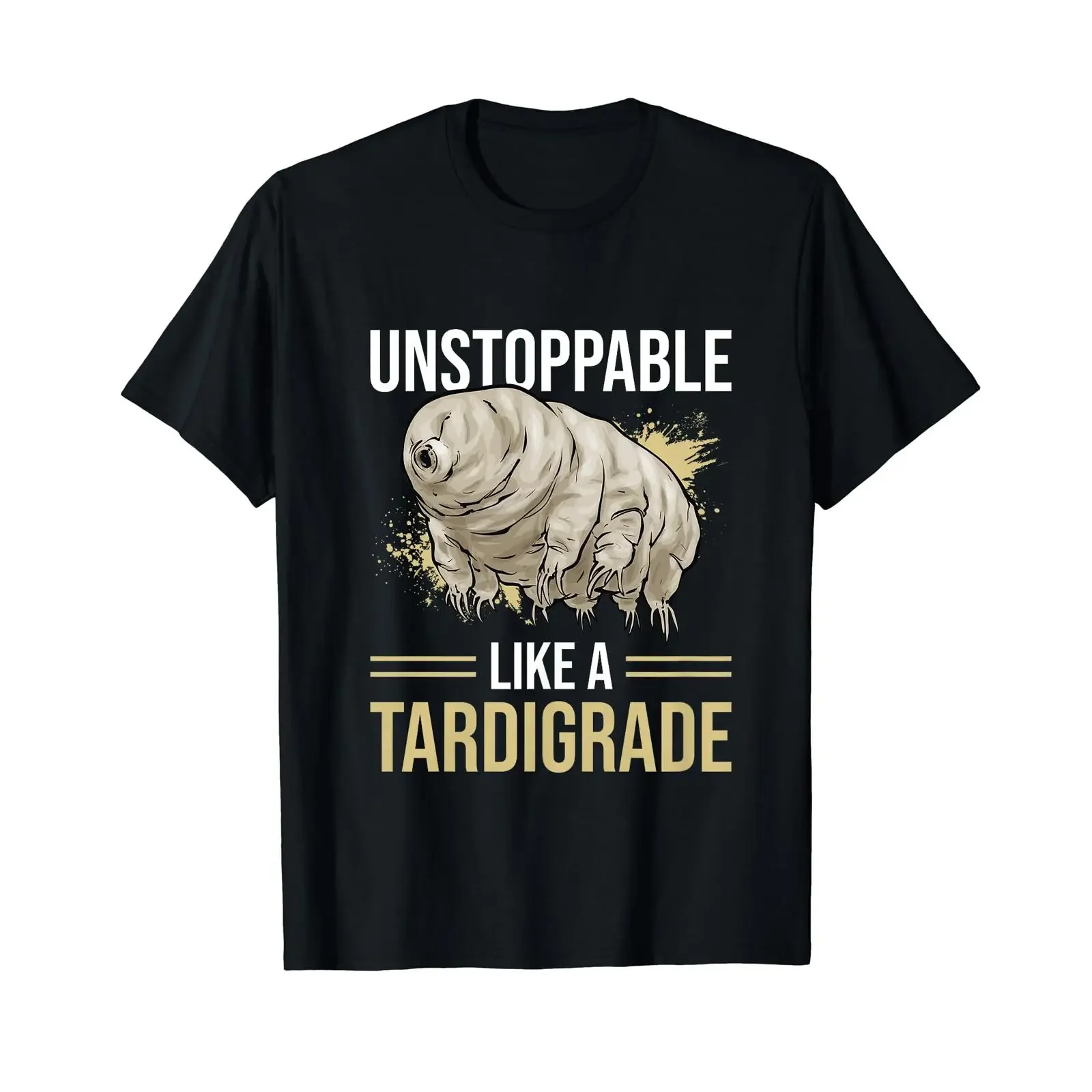 Tardigrade Microbiology Biologist Water Bear T Shirt vintage Washed Top For Everyday Wear streetwear Breathable Comfortable