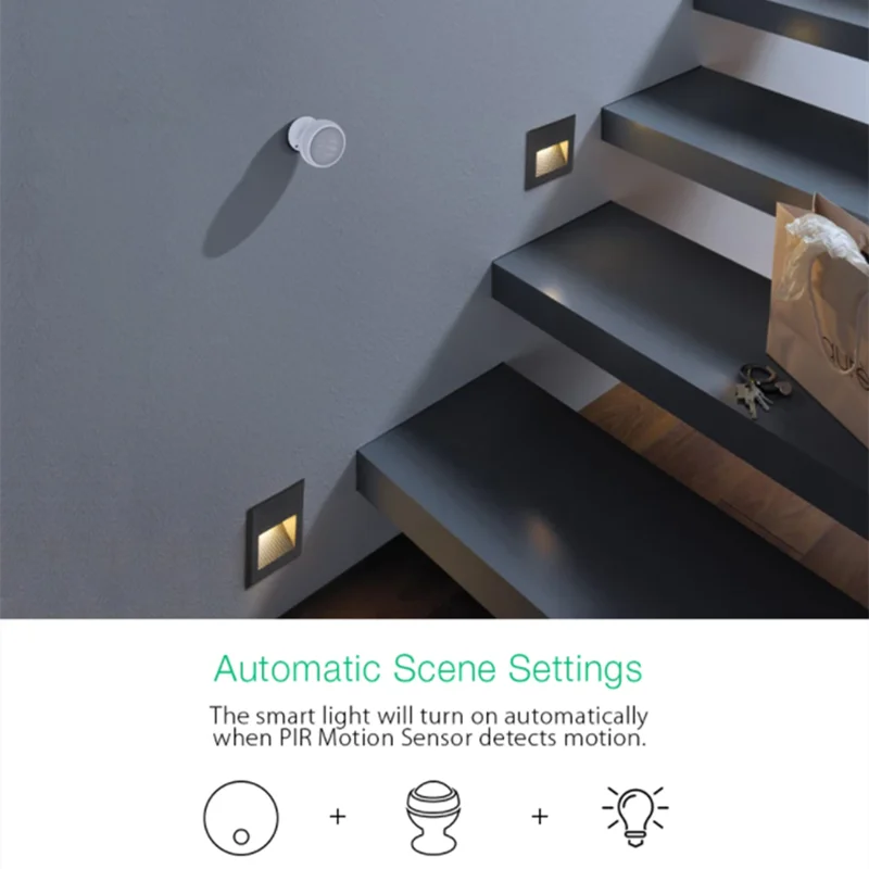 Glomarket Tuya ZigBee Wireless PIR Motion Sensor Detector Home Automation Smart Infrared Detector Security Burglar Alarm Sensor