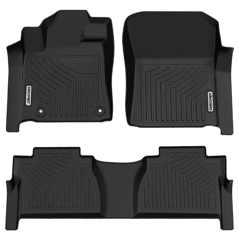 

Floor Mats For 2014-2021 Toyota Tundra CrewMax Cab All Weather TPE Car Liner United States