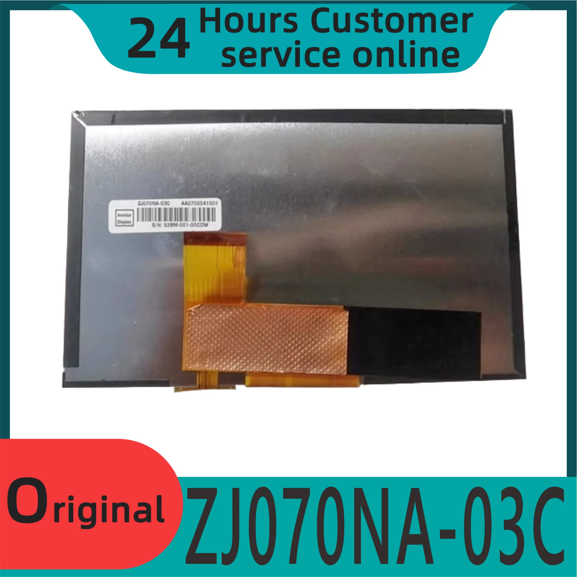 7 Pulzier Lcd Skrin Zj070na-03c, Għall-karozzi Gps Lcd Pannell