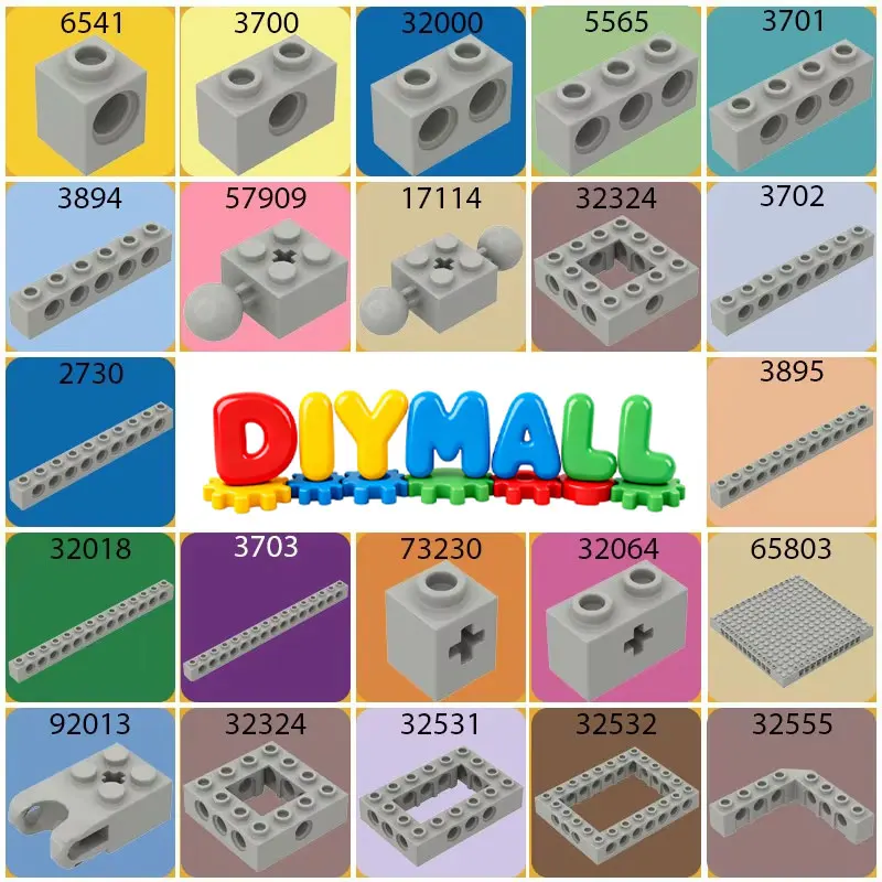 

MOC 50 г Запчасти для технического кирпича 2730 3700 3701 3702 3703 3894 3895 6541 17114 32000 32018 Модель автомобиля Строительные блоки