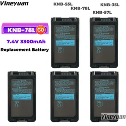 5PCS KNB-78L 3300mAh Replacement Battery for Kenwood TK-3360, TK-3160, TK-2170, TK-3173, TK-3170, NX-220, NX-320, TK-3140 Radios