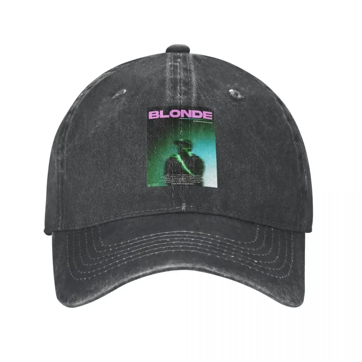 New Frank Blonde Movie Poster Baseball Cap Vintage Distressed Denim Washed Music Rapper Singer Snapback Cap Workouts Caps Hat