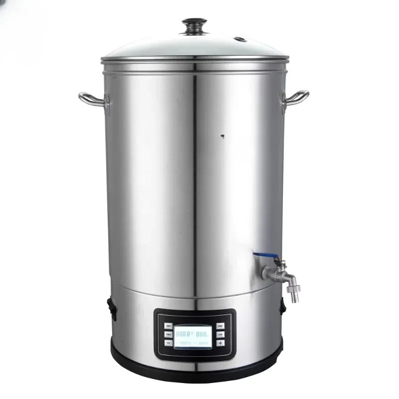 35л 65л пивоварня, оборудование для кипячения пива, домашний ремесленный пивоварный чайник с восковым мельниром 3500 Вт для свечной пива