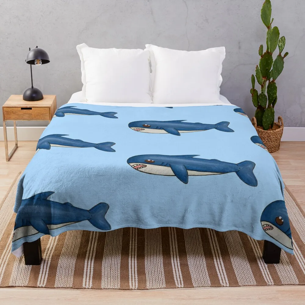 

Lil Sharky Throw Blanket Thermal Blanket Decorative Blankets