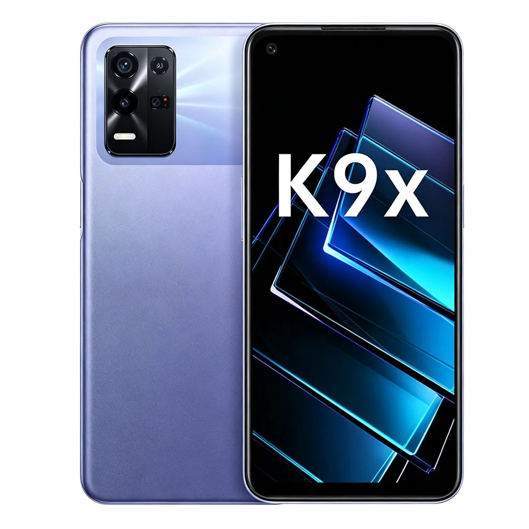 New OPPO K9x 5G Dual-SIM Smartphone 90Hz Gaming Screen 5000mAh Battery Powerful Performance Android Mobile Phone 8+128GB Memory