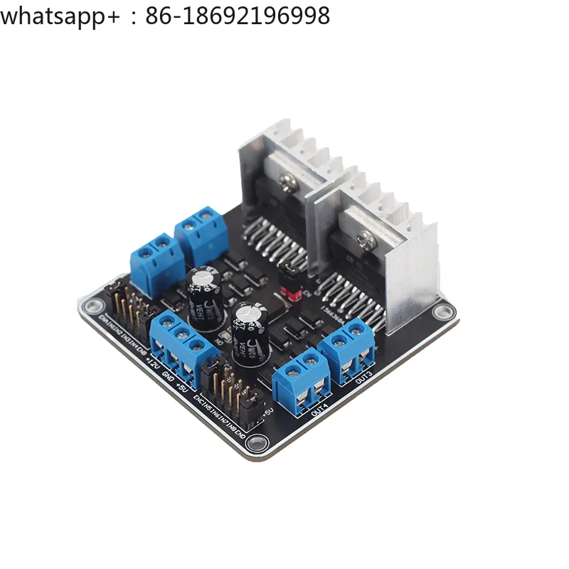 L298N Four-way Motor Drive Module Four DC Motors Forward and Reverse Controllable Speed