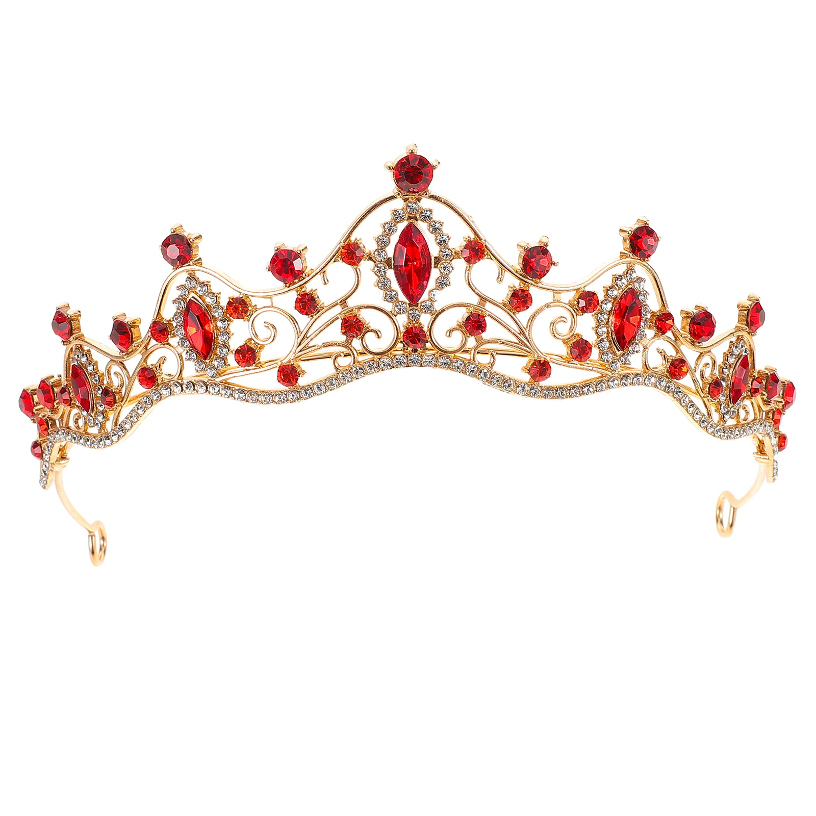 

Sparkling Rhinestone Bridal Crown Wedding Tiara Alloy Headpiece Hair Accessory Elegant Princess Queen Crown For Party Cosplay
