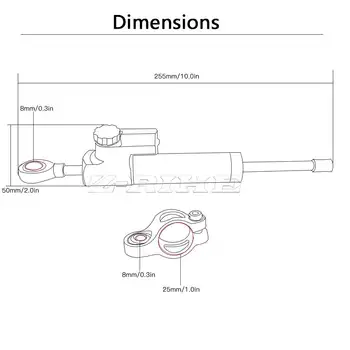 야마하 YZF R1 YZF-R1 2000, 2001, 2002, 2003, 2004, 2005, 2006, 2007년식 전 모델용 YZFR1 알루미늄 오토바이 스티어링 스태빌라이저 댐퍼 8 best sales r1 2003 - №1