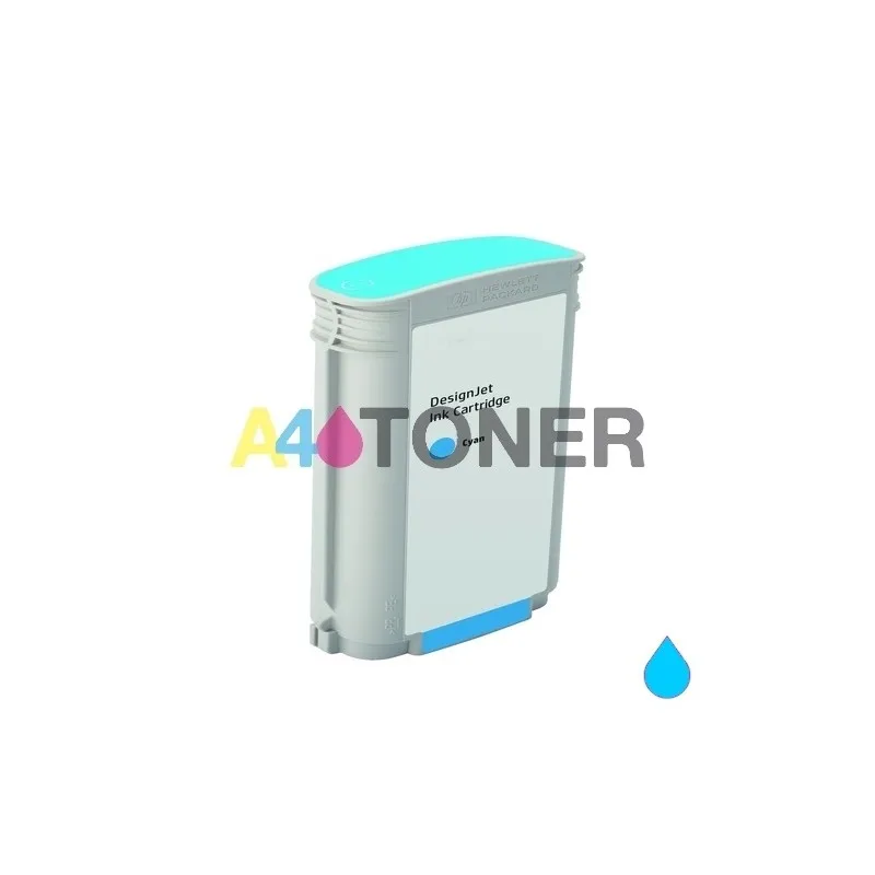 HP 728 / HP728 ink cartridge (F9J67A) cyan compatible A4toner.com