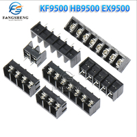 5/50pcs  HB9500 EX9500 KF9500-9.5mm 2P 3P 4P 5P 6P 7P 8P 9P 10P PCB Screw Terminal Block Connector Pitch 9.5MM 2-10 Pin