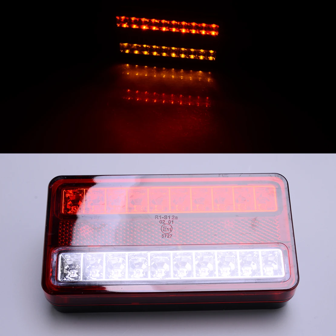 

20LED Universal Trailer UTE Truck Caravan Camper Bus Taillight Brake Light Rear Lamp Indicator 12V