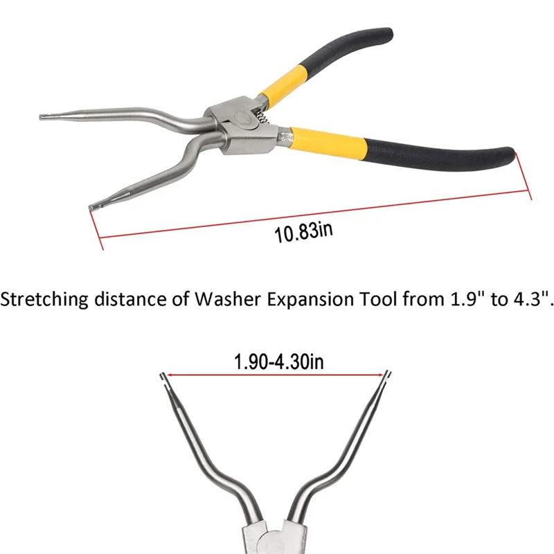 383 eer4004a/383 eer4001a Werkzeug zum Entfernen der Unter leg scheibe für 4986 er0004f/b/g Tür manschette, innere äußere Feder ersetzen