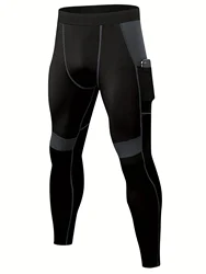 Mens Compression Pants Quick Dry Fit Sportswear Running Tights Men Legging Fitness Training Jogging Pants Sport Gym Leggings