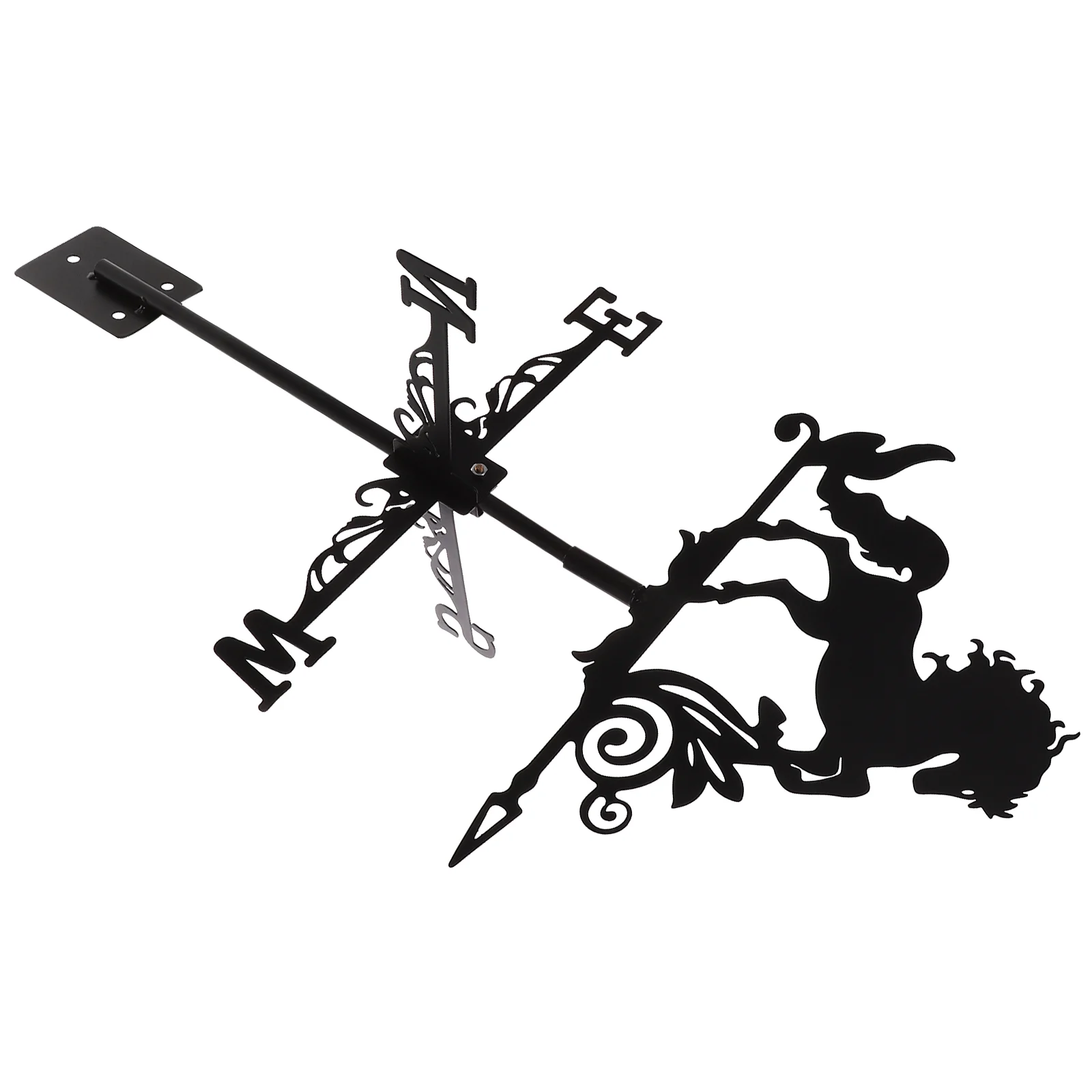 

Roof Weather Vane Lawn Weathervane Iron Metal Direction Animal Decorate Decorative Yard Garden Decoration