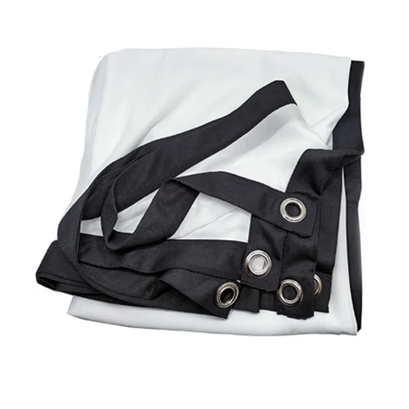 【HOT】 Ekran projektora Ekran filmowy 16:9 Przenośny ekran projektora Składany, nadający się do prania do filmów domowych w kinie 150 cali