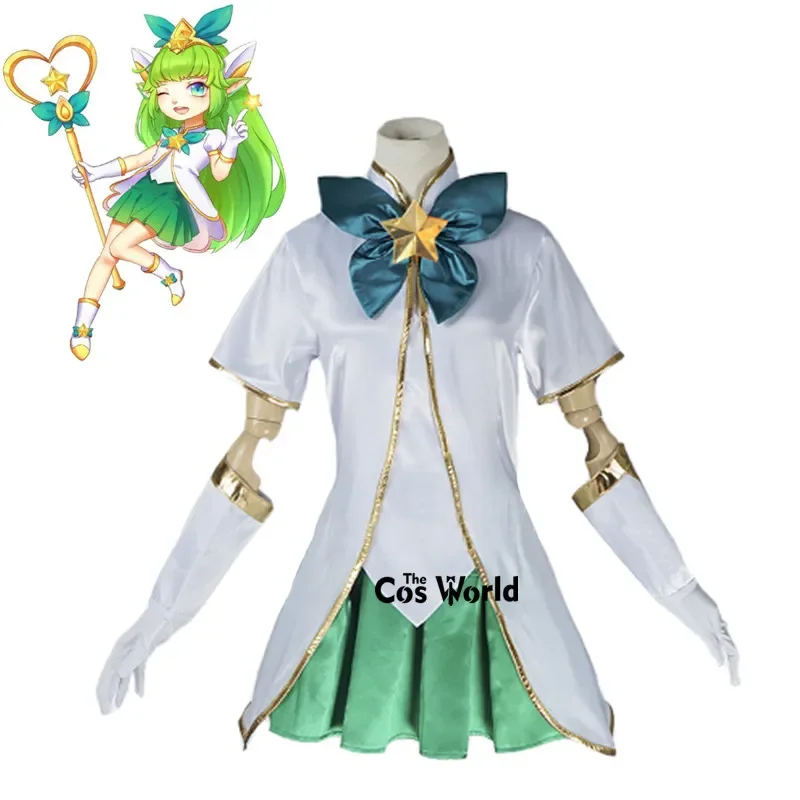 LOL Magical Girl Lulu the Fae magnet Dress Uniform Outfit Games costumi Cosplay