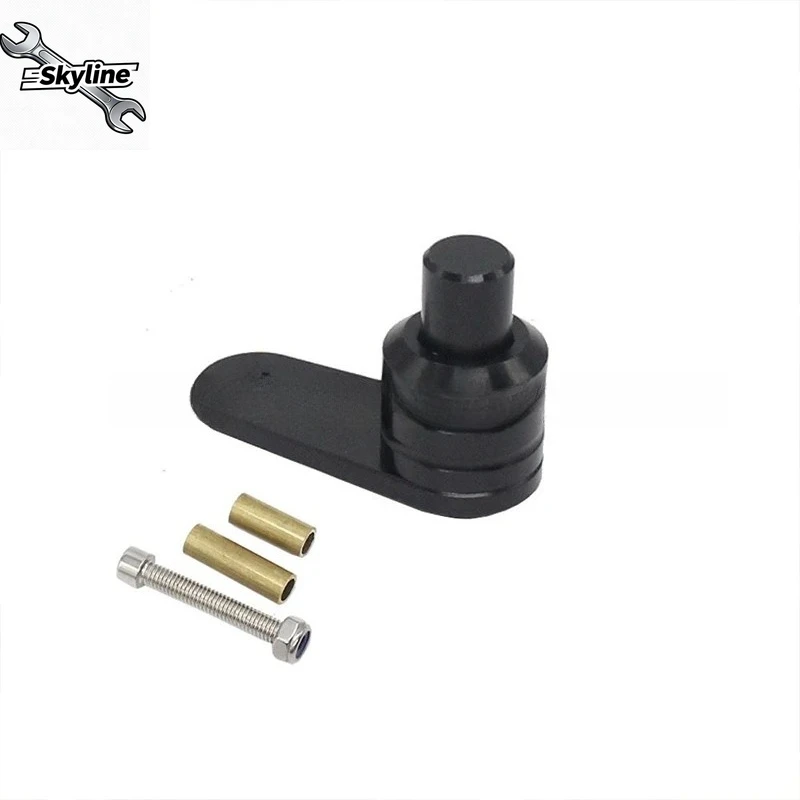 Motorcycle electric vehicle modification universal brake horn parking lock parking hand brake switch retainer button