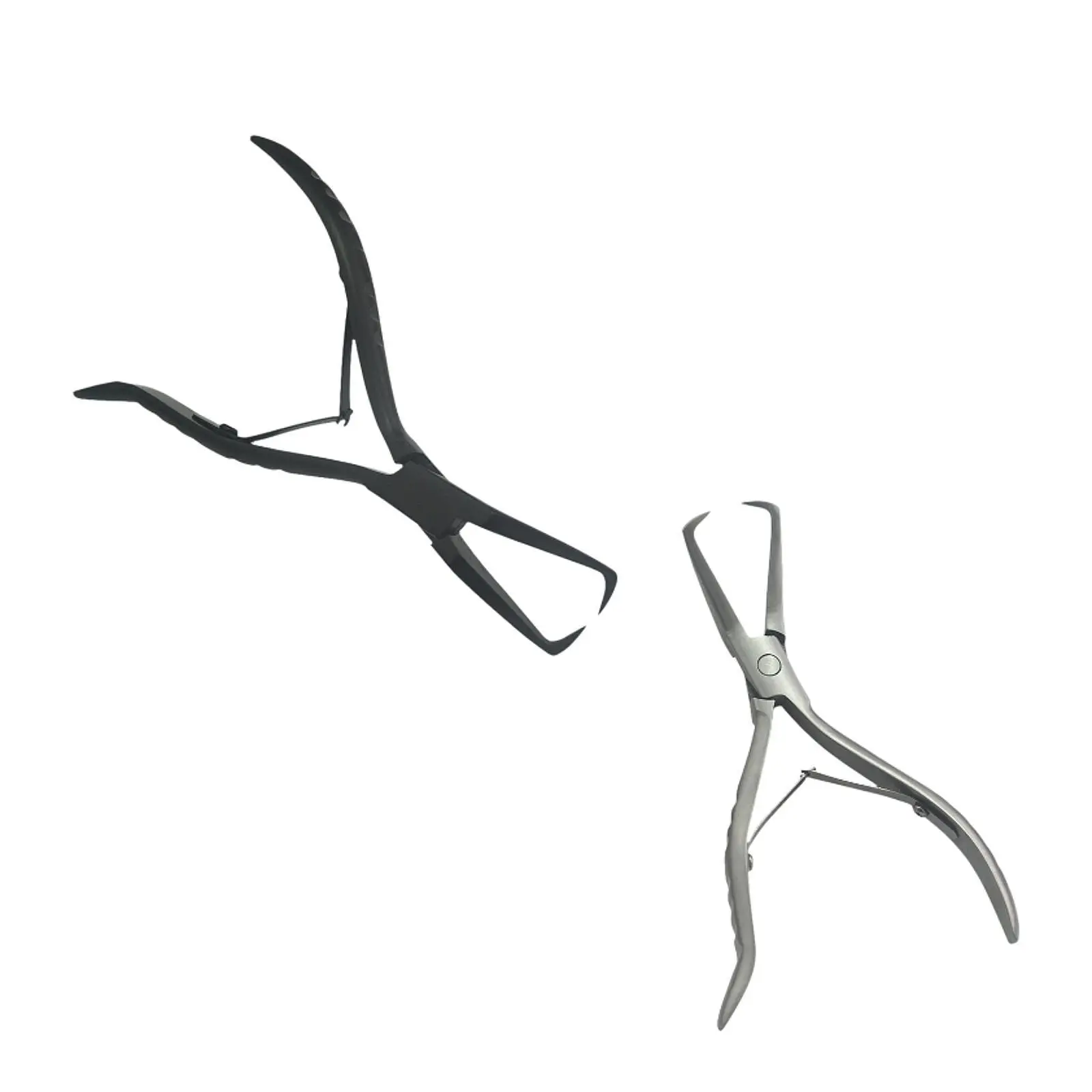 الشعر التمديد ذو طيات ختم ذو طيات مكافحة زلة مقبض الفولاذ المقاوم للصدأ أداة التصميم لصالونات الحلاقة DIY بها بنفسك إكسسوارات الشعر