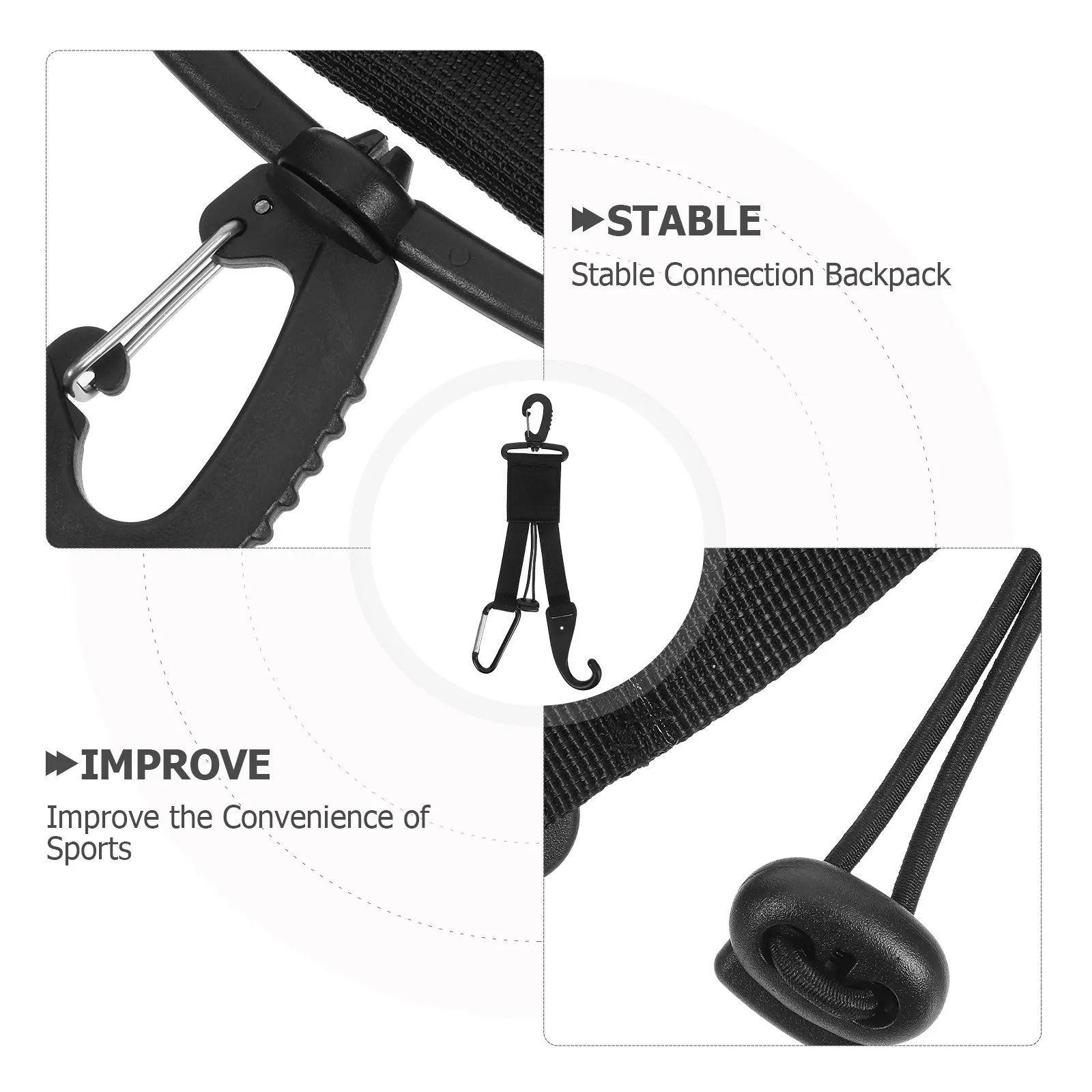 2Pcs Baseball Gear Hanger Baseball Accessories Organizer Elastic Glove Clips Bat Holder Hook Sports Equipment Storage
