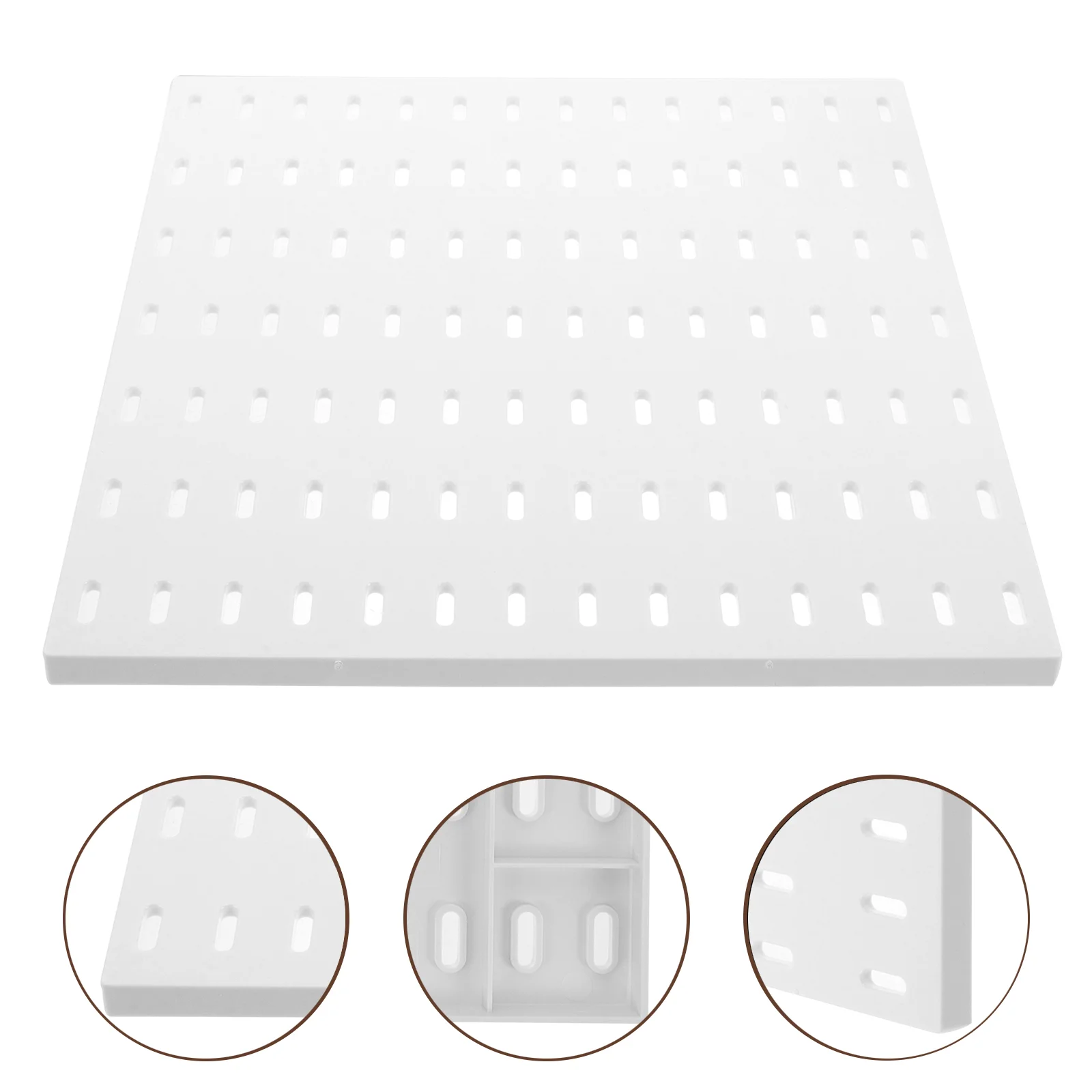 

Peg Board Rack Garage Pegboard Wall-mounted Tool Organizer Plastic Panel Pegboards for Walls