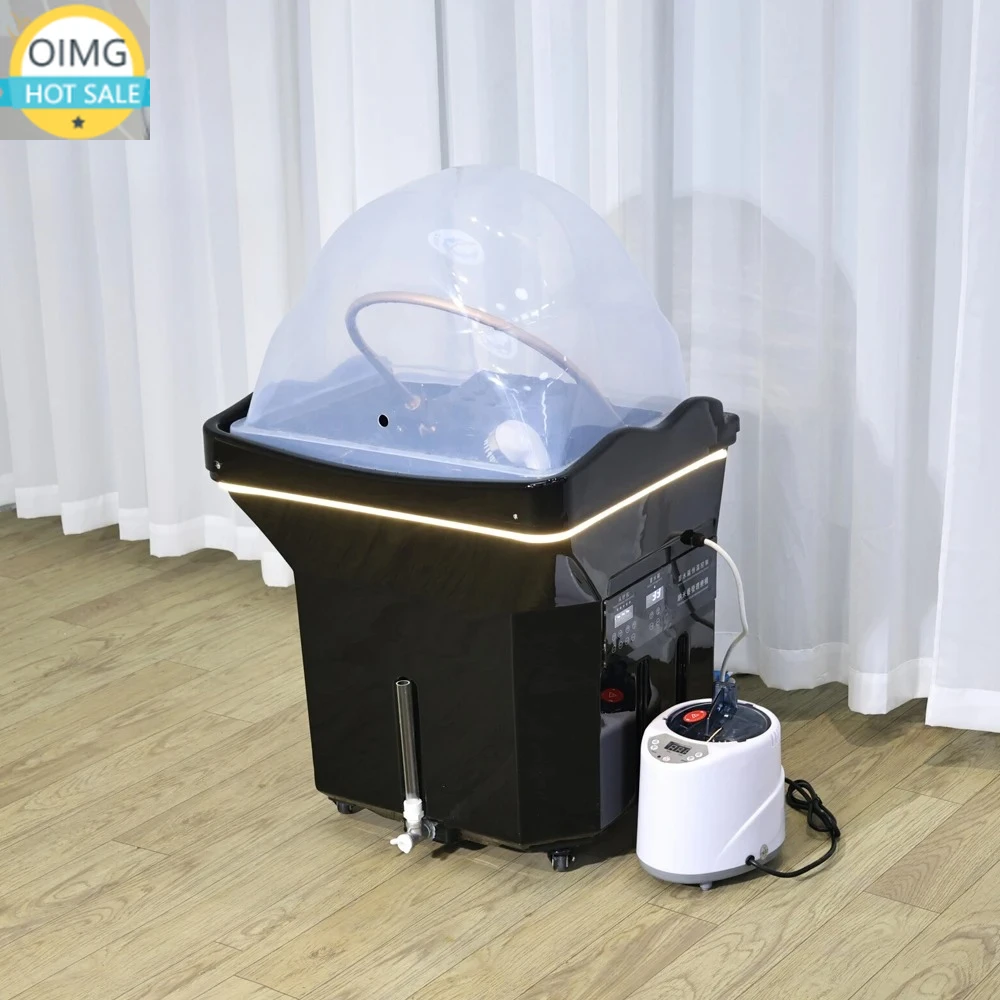 Mobile Head Therapy Shampoo Sink Device Storage Tank Hair Spa Automatic Water Cycle Constant Temperature Hair Shampoo Basin