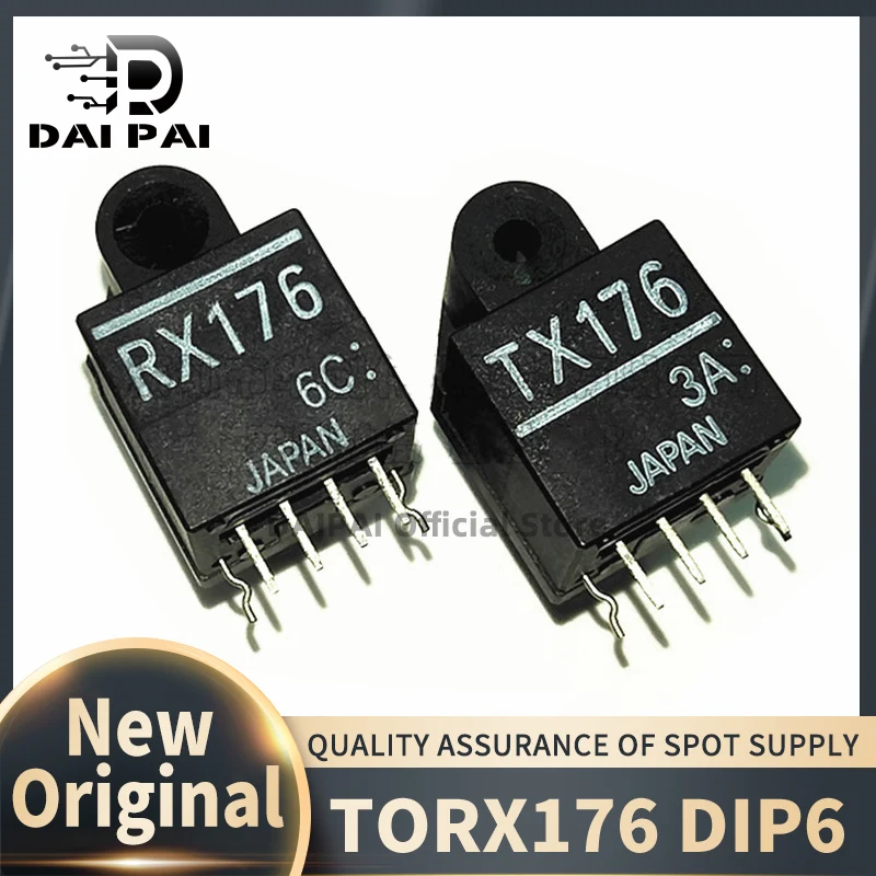 (2-10Pcs/Lot) 100% New original TORX176 RX176 DIP6 FIBER OPTIC RECEIVING MODULE FOR DIGITAL AUDIO EQUIPMENT