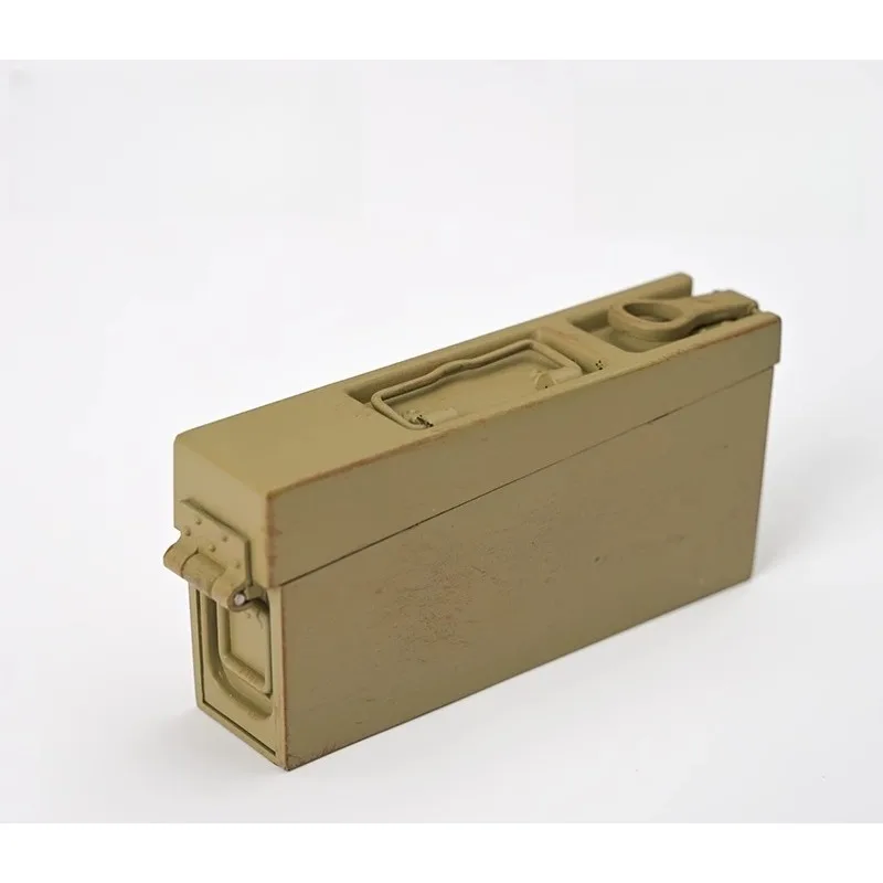 ZY2038 1/6 스케일 군인용 만능 기관총 탄창 박스 샌드 컬러 밀리터리 그린 플라스틱 모델 12인치 액션 피규어용